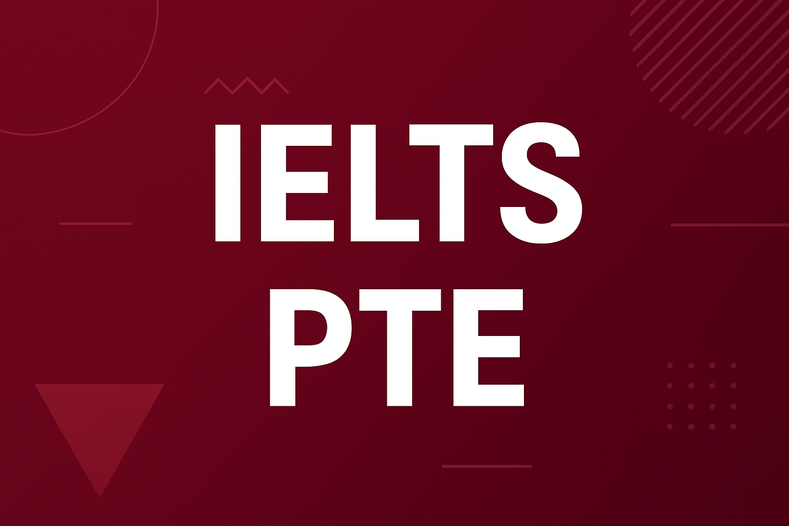 IELTS and PTE study material and practice test sheets